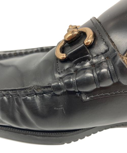 PARABOOT（パラブーツ）PARABOOT (パラブーツ) UNITED ARROWS (ユナイテッドアローズ) CORAUX ビットデッキローファー ブラック サイズ:不明の古着・服飾アイテム