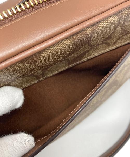 COACH（コーチ）COACH (コーチ) ミニ ジェイミー カメラ バッグ シグネチャー キャンバス ブラウンの古着・服飾アイテム