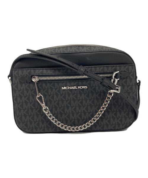 MICHAEL KORS（マイケルコース）MICHAEL KORS (マイケルコース) ジェットセットアイテム ショルダーバッグ ブラックの古着・服飾アイテム