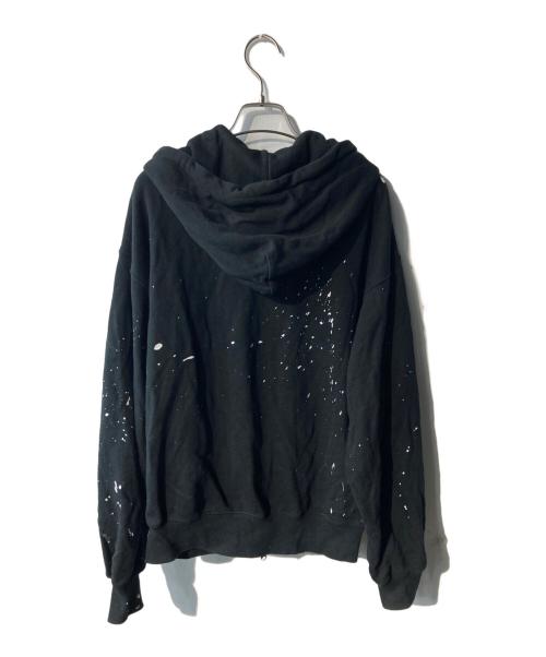 WISH FOREVER（ウィッシュフォーエバー）WISH FOREVER (ウィッシュフォーエバー) ボーンジップパーカー ブラック サイズ:Sの古着・服飾アイテム