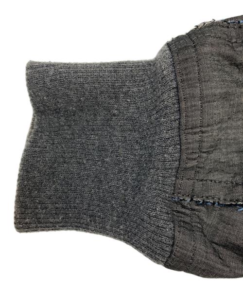 sacai（サカイ）sacai (サカイ) カットオフステンカラーコート グレー×ブルー サイズ:1の古着・服飾アイテム