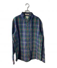 L.L.Bean（エルエルビーン）の古着「ボタンダウン フランネルシャツ」｜グリーン