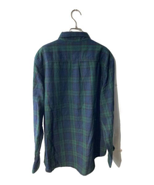 L.L.Bean（エルエルビーン）L.L.Bean (エルエルビーン) ボタンダウンフランネルシャツ ネイビー サイズ:Lの古着・服飾アイテム
