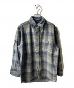 PENDLETONペンドルトン）の古着「90s ウールチェックシャツ」｜グレー