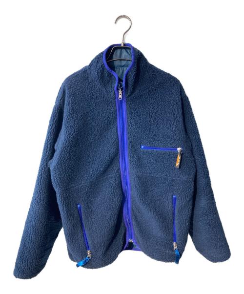 camco（カムコ）CAMCO (カムコ) リバーシブルフリースジャケット ブルー サイズ:Sの古着・服飾アイテム
