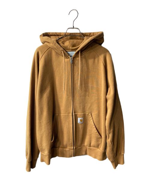 Carhartt WIP（カーハート ワーク イン プログレス）CARHARTT WIP (カーハート ワーク イン プログレス) ジップパーカー ブラウン サイズ:Lの古着・服飾アイテム