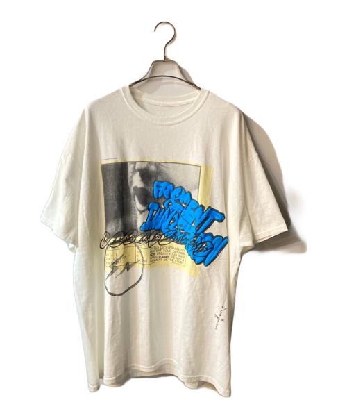 cactus jack（カクタス・ジャック）cactus jack (カクタス・ジャック) FRAGMENT (フラッグメント) プリントTシャツ ホワイト サイズ:XLの古着・服飾アイテム
