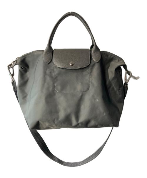 LONGCHAMP（ロンシャン）LONGCHAMP (ロンシャン) ルプリアージュネオ グレーの古着・服飾アイテム