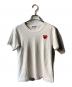 PLAY COMME des GARCONS（プレイコムデギャルソン）の古着「T-Shirt With Red Emblem」｜ホワイト