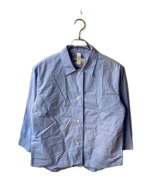 MHL（マーガレットハウエル）MHL (マーガレットハウエル) コットンオーバーシャツ ブルー サイズ:2の古着・服飾アイテム