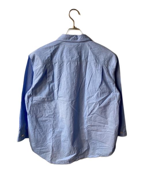 MHL（マーガレットハウエル）MHL (マーガレットハウエル) コットンオーバーシャツ ブルー サイズ:2の古着・服飾アイテム