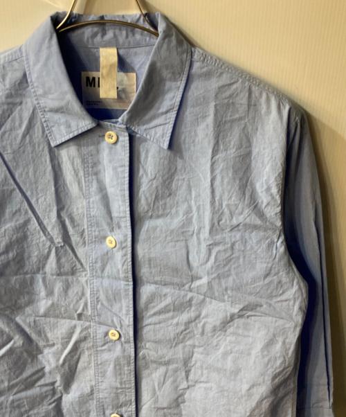 MHL（マーガレットハウエル）MHL (マーガレットハウエル) コットンオーバーシャツ ブルー サイズ:2の古着・服飾アイテム