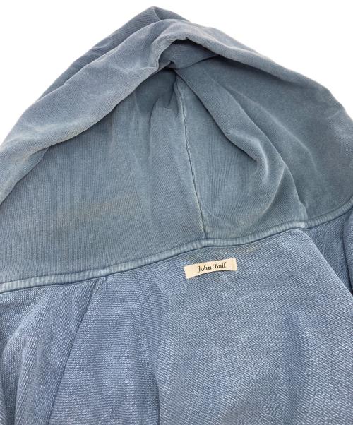 JOHNBULL（ジョンブル）Johnbull (ジョンブル) フェードジップパーカー ブルー サイズ:Mの古着・服飾アイテム