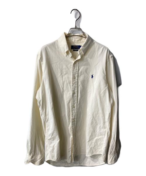 POLO RALPH LAUREN（ポロ・ラルフローレン）POLO RALPH LAUREN (ポロ・ラルフローレン) Classic fit コーデュロイシャツ ホワイト サイズ:Mの古着・服飾アイテム