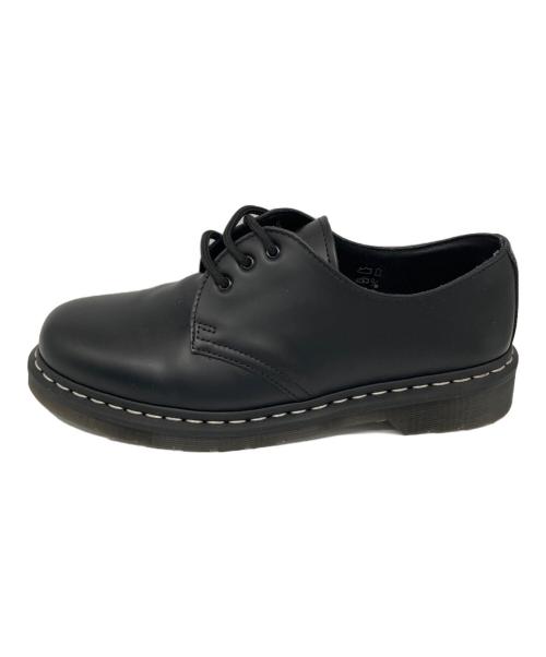 Dr.Martens（ドクターマーチン）Dr.Martens (ドクターマーチン) 1461 ホワイトステッチ 3ホールシューズ ブラック サイズ:US10の古着・服飾アイテム