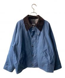 Barbour（バブアー）の古着「Transport Wax Short Jacket オイルドジャケット」｜ネイビー