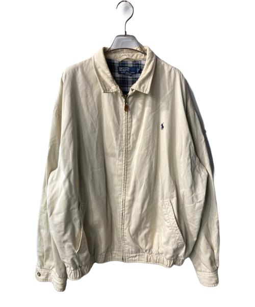 POLO RALPH LAUREN（ポロ・ラルフローレン）POLO RALPH LAUREN (ポロ・ラルフローレン) スイングトップ ベージュ サイズ:XLの古着・服飾アイテム