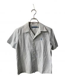 RALPH LAUREN（ラルフローレン）の古着「クロップドシャツ」｜ブルー