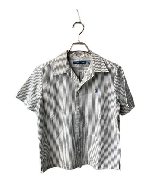 RALPH LAUREN（ラルフローレン）RALPH LAUREN (ラルフローレン) クロップドシャツ ブルー サイズ:Sの古着・服飾アイテム