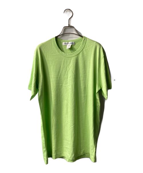 COMME des GARCONS SHIRT（コムデギャルソンシャツ）COMME des GARCONS SHIRT (コムデギャルソンシャツ) バックネック ロゴ バインダーネック Tシャツ グリーン サイズ:Lの古着・服飾アイテム