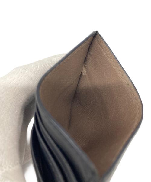 BOTTEGA VENETA（ボッテガベネタ）BOTTEGA VENETA (ボッテガベネタ) イントレチャートレザーカードケース ブラックの古着・服飾アイテム
