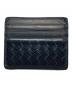 BOTTEGA VENETA（ボッテガベネタ）の古着「イントレチャートレザーカードケース」｜ブラック