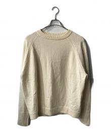 THE RERACS（ザ リラクス）の古着「RAGLAN CREW NECK PULLOVER KNIT　ラグランクルーネックプルオーバーニット」｜アイボリー