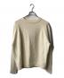 THE RERACS（ザ リラクス）の古着「RAGLAN CREW NECK PULLOVER KNIT　ラグランクルーネックプルオーバーニット」｜アイボリー
