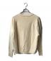 THE RERACS (ザ リラクス) RAGLAN CREW NECK PULLOVER KNIT　ラグランクルーネックプルオーバーニット アイボリー サイズ:48：12000円