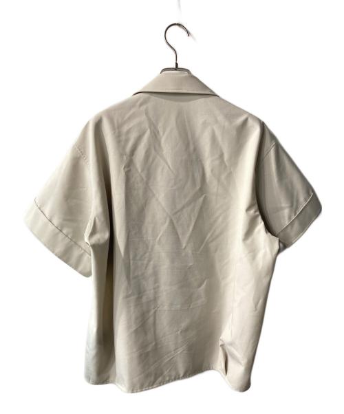 THE RERACS（ザ リラクス）THE RERACS (ザ リラクス) 25SSオーバーサイズオープンカラーシャツ ベージュ サイズ:46の古着・服飾アイテム