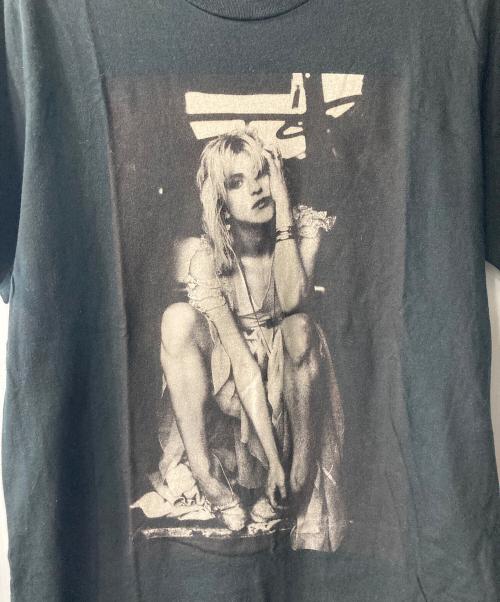 Hysteric Glamour（ヒステリックグラマー）Hysteric Glamour (ヒステリックグラマー) COURTNEY LOVE プリントTシャツ ブラック サイズ:Mの古着・服飾アイテム
