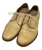 OFFICINE CREATIVEオフィチーネクリエイティブ）の古着「プレーントゥシューズ」｜ベージュ