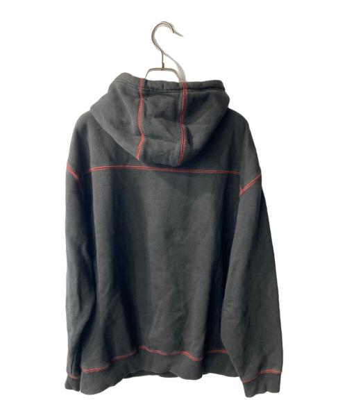 YARDSALE（ヤードセール）YARDSALE (ヤードセール) フロントロゴプルオーバーフーディ ブラック サイズ:Mの古着・服飾アイテム