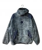NIKE ACG×SUPREMEナイキエーシージー×シュプリーム）の古着「FLEECE PULLOVER MINT SNAKESKIN フリースプルオーバー」｜ブルー