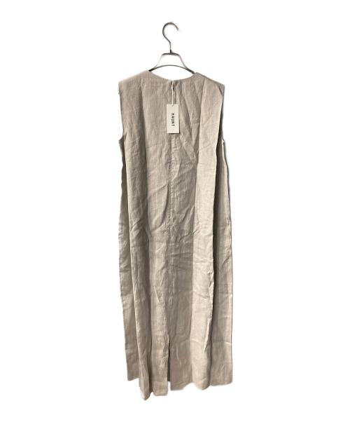 haunt（ハウント）HAUNT (ハウント) Linen Dress Taupe ノースリーブワンピース ベージュ サイズ:38 未使用品の古着・服飾アイテム