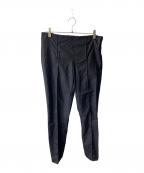 THE ROWザ ロウ）の古着「SOROC PANTS ウールシルクブレンドパンツ」｜ネイビー