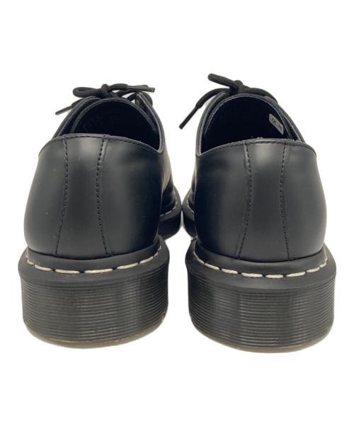 Dr.Martens（ドクターマーチン）Dr.Martens (ドクターマーチン) 1461 ホワイトステッチ 3 ホール シューズ ブラック サイズ:UK7の古着・服飾アイテム