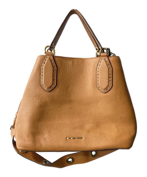 MICHAEL KORS（マイケルコース）MICHAEL KORS (マイケルコース) 2Wayレザータッセルトートバッグ ブラウンの古着・服飾アイテム