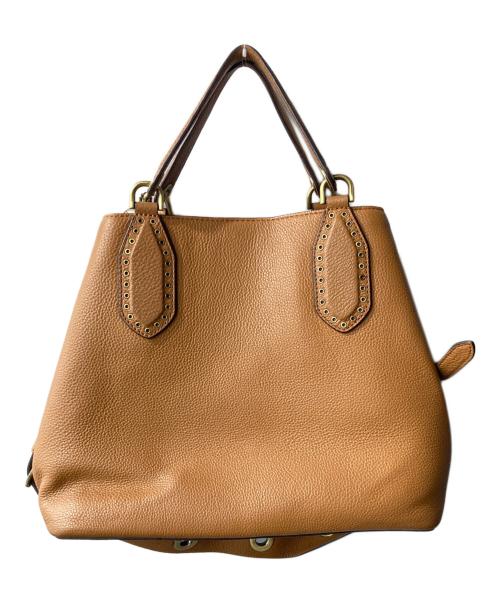 MICHAEL KORS（マイケルコース）MICHAEL KORS (マイケルコース) 2Wayレザータッセルトートバッグ ブラウンの古着・服飾アイテム
