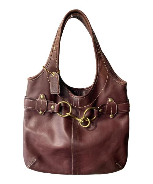 COACH（コーチ）COACH (コーチ) エルゴ レザー ワンショルダーバッグ ブラウンの古着・服飾アイテム
