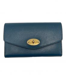 MULBERRY（マルベリー）の古着「ターンロック 2つ折りウォレット」｜ブルー