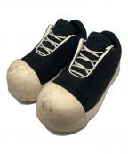 FVVO&ROCKSTAフリーワールドオーダー＆ロックスター）の古着「Thick Soled Low Boots ローカットスニーカー」｜ブラック