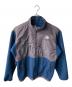 THE NORTH FACE（ザ ノース フェイス）の古着「切替フリースジャケット」｜パープル×ブルー