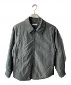 cornierコルニエ）の古着「BRAZIL SILK COTTON INSULATED SHIRTS 中綿ジャケット」｜グレー