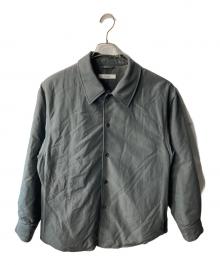 cornier（コルニエ）の古着「BRAZIL SILK COTTON INSULATED SHIRTS 中綿ジャケット」｜グレー