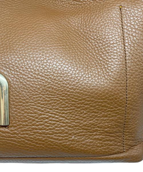 FURLA（フルラ）FURLA (フルラ) プリムラ ハンドバッグ ブラウンの古着・服飾アイテム