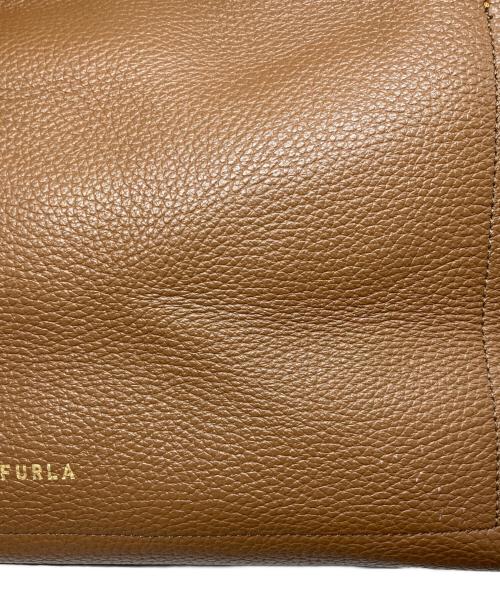 FURLA（フルラ）FURLA (フルラ) プリムラ ハンドバッグ ブラウンの古着・服飾アイテム