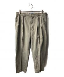 POLO RALPH LAUREN（ポロ・ラルフローレン）の古着「ANDREW PANT ２タックチノ」｜グレー