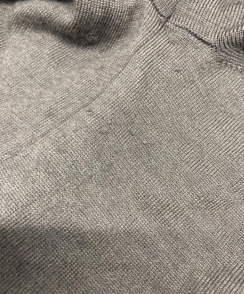 23区（ニジュウサンク）23区 (ニジュウサンク) ニットジップパーカー ブラウン サイズ:38の古着・服飾アイテム