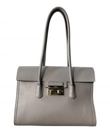 FURLA（フルラ）の古着「メトロポリス バンドバッグ」｜グレー